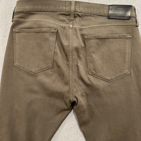 Paige Federal Olive Green Jeans Size 32 - Picture 8 of 13